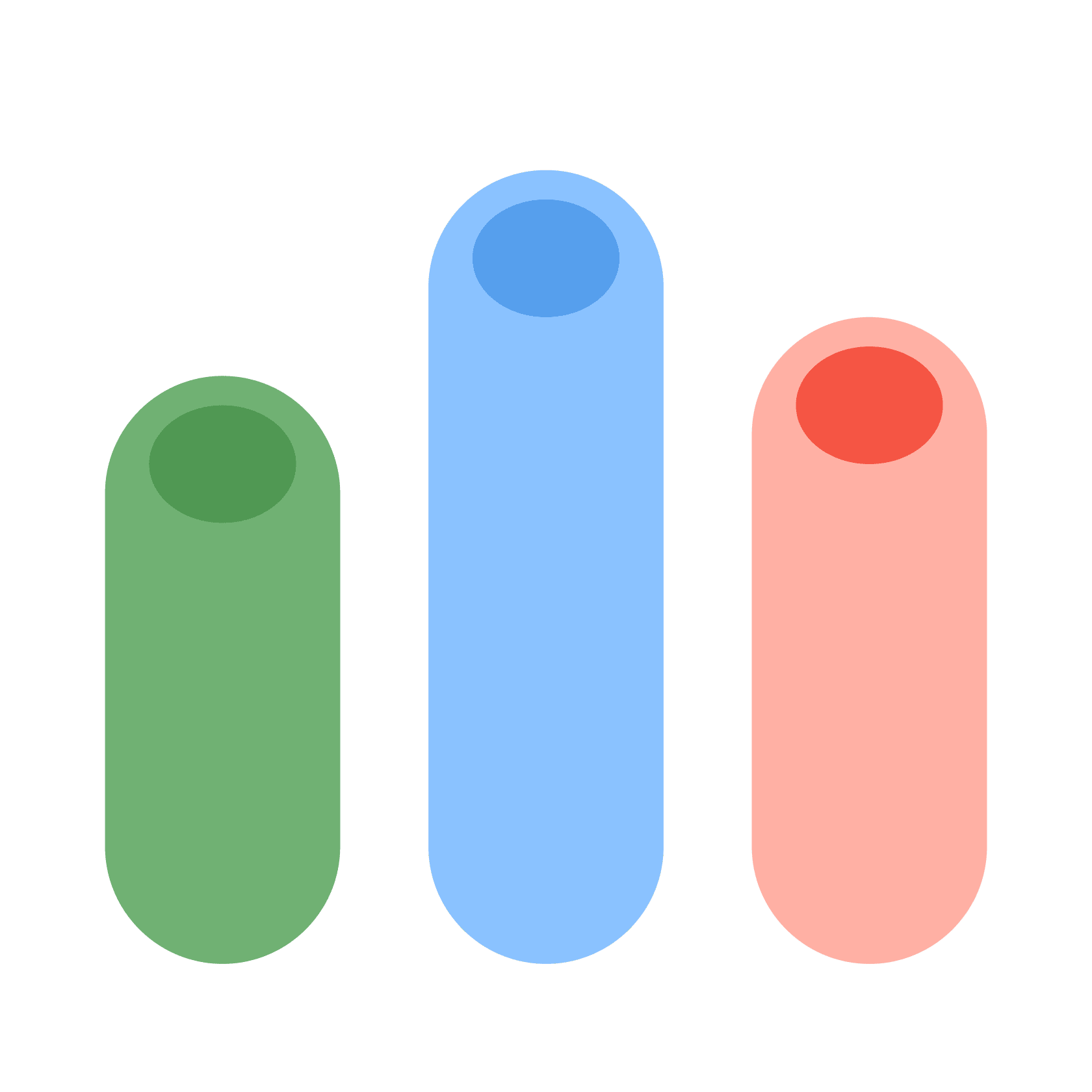 Visual Productivity Progress in TimeGrow App