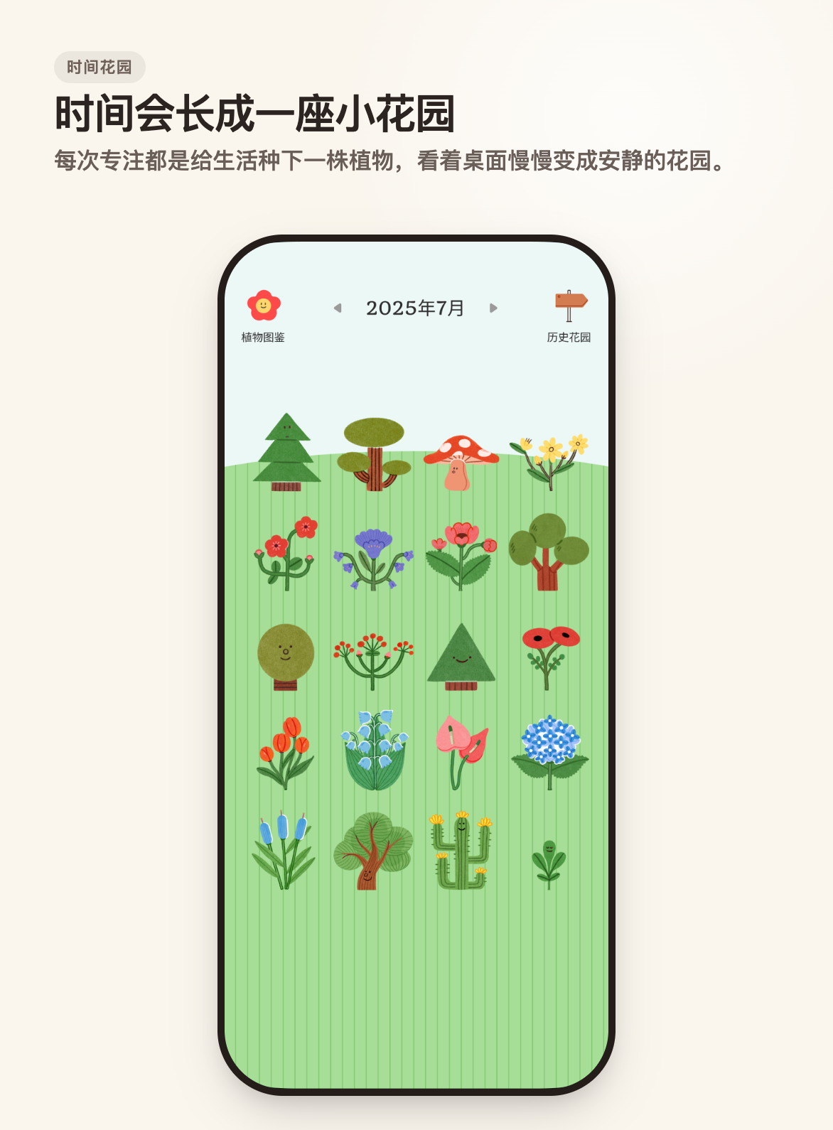 时间会长成一座小花园
