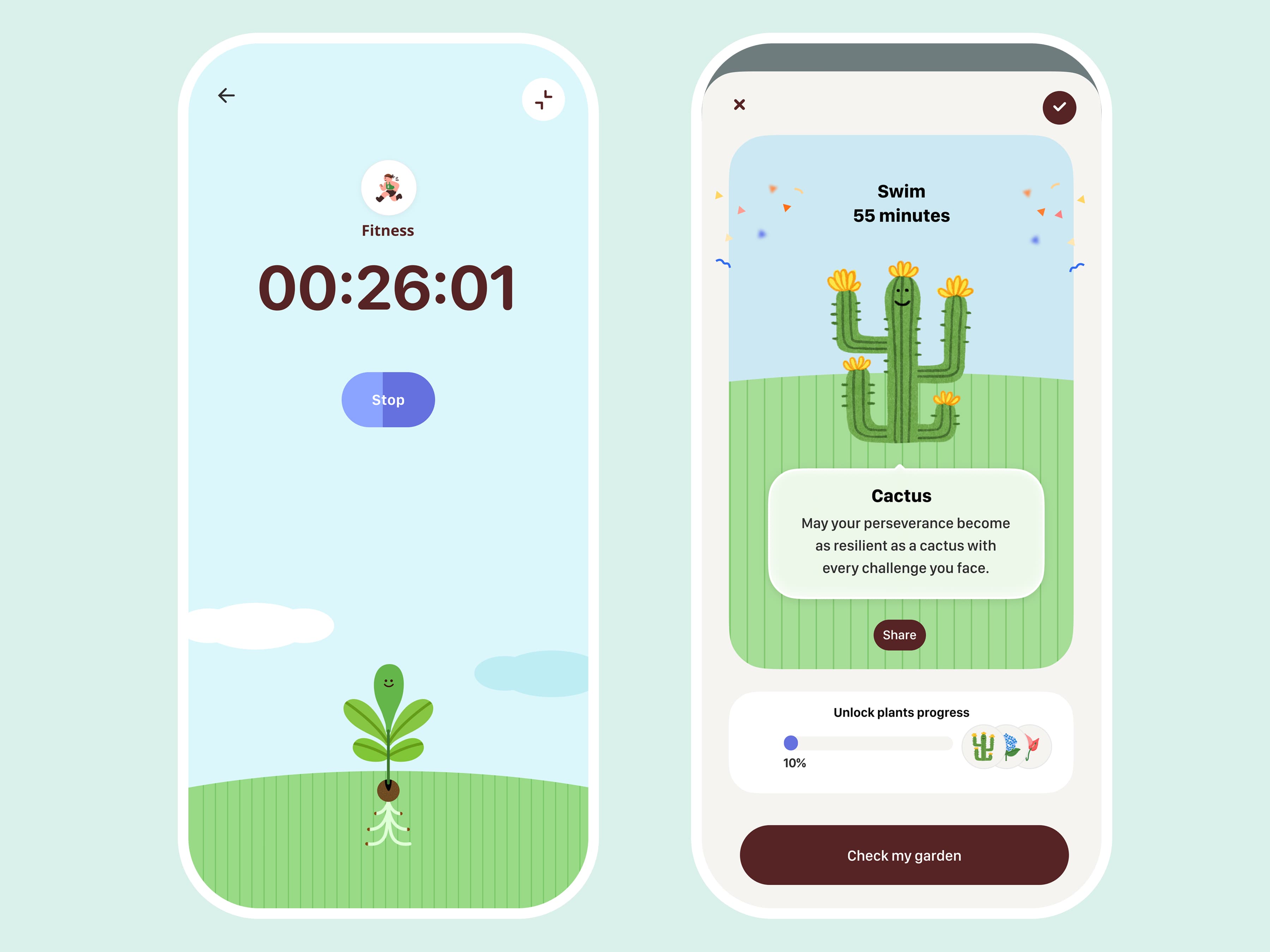 TimeGrow App time logging interface
