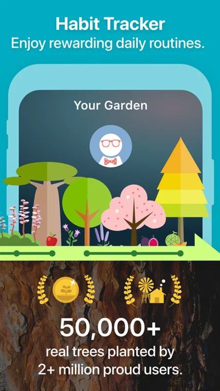 Flora app group focus with friends planting together