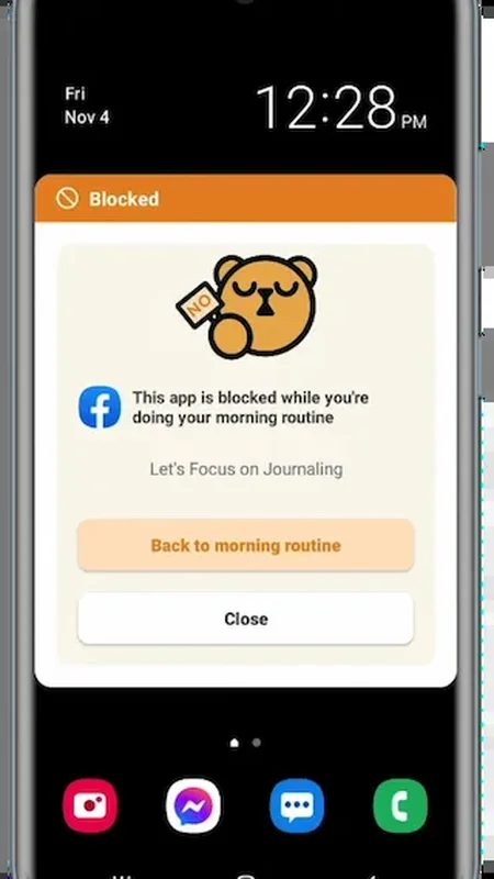 Focus Bear ADHD focus mode with website blocking