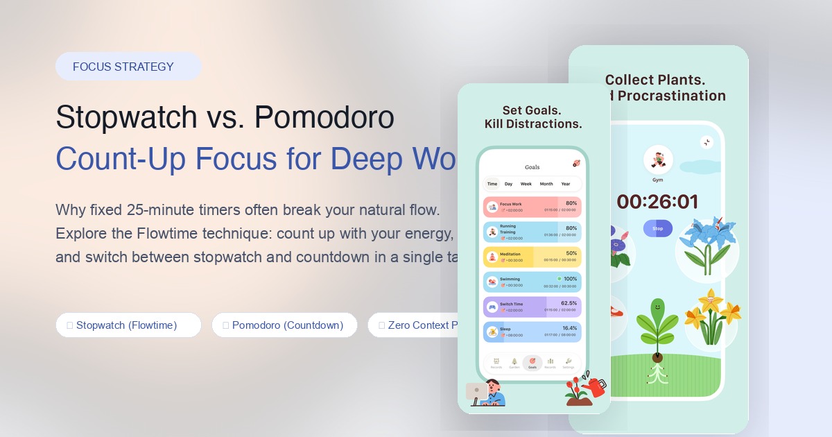 Stopwatch vs Pomodoro Timer for Deep Work