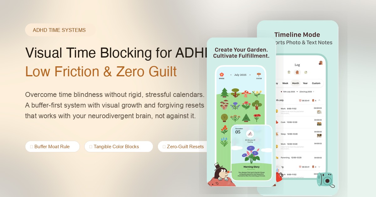 Visual Time Blocking for ADHD